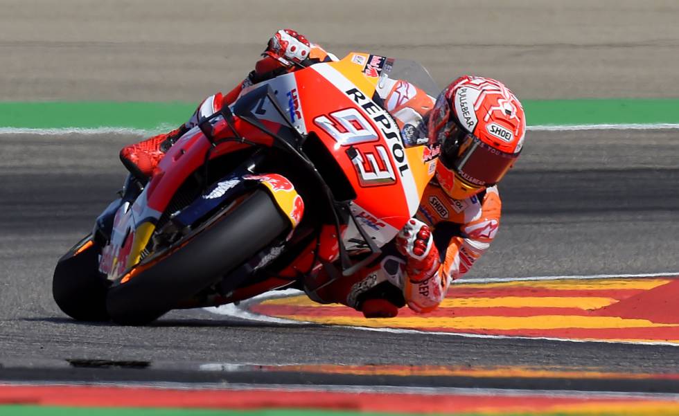 Pole para Marc Márquez en Aragón