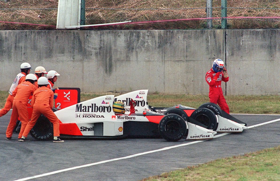 La separación de Alain Prost y Ayrton Senna: GP de Japón 1989