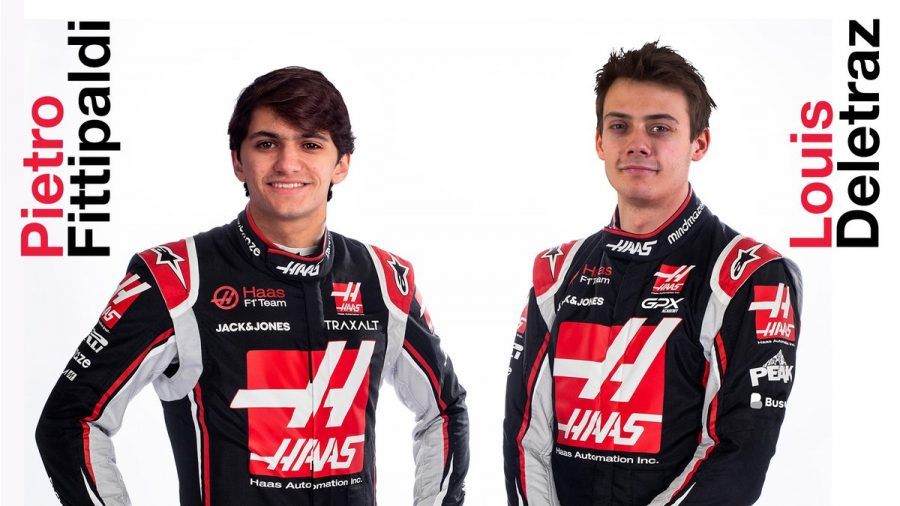 Louis Delétraz y Pietro Fittipaldi pilotos probadores de Haas en 2020