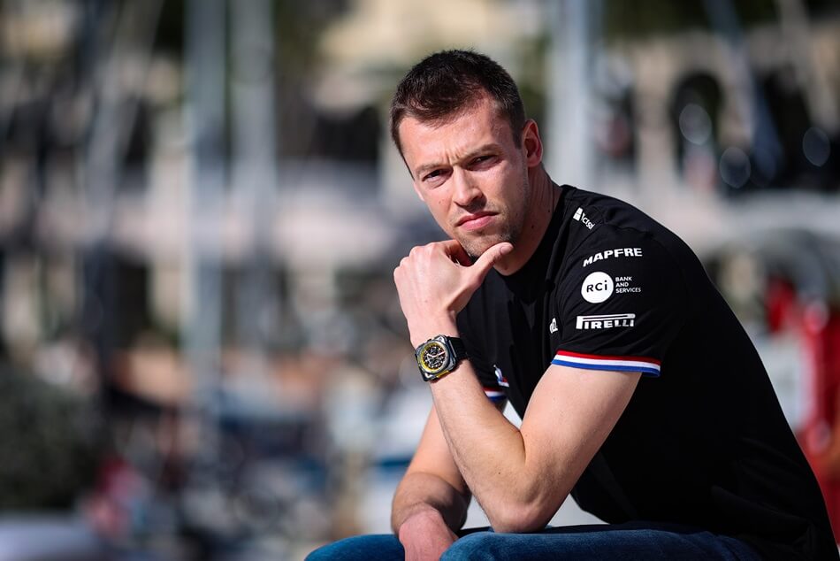 Daniil Kvyat es confirmado como piloto reserva de Alpine F1 Team