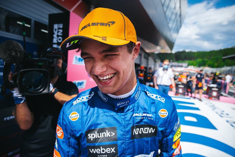 Lando Norris satisfecho con el 2° puesto en clasificación: “Ha sido una de las mejores vueltas que he hecho”