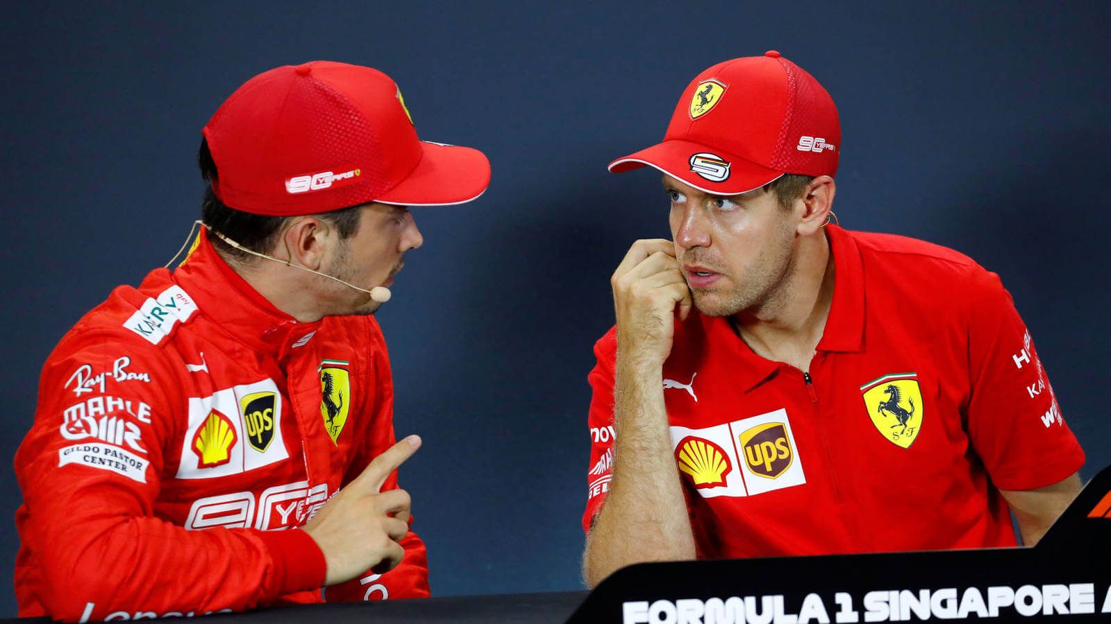 Charles Leclerc confesó que Vettel le envió un mensaje de apoyo tras el GP de Francia