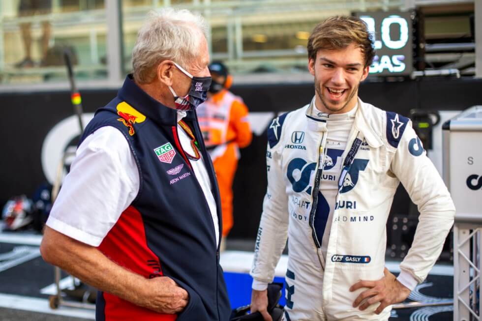 AlphaTauri es la mejor opción para Pierre Gasly, afirma Helmut Marko