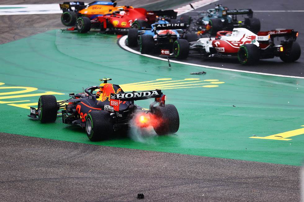 Franz Tost sobre el accidente en la primera curva del Hungaroring: “Siento decirlo, pero la gente quiere ver eso”