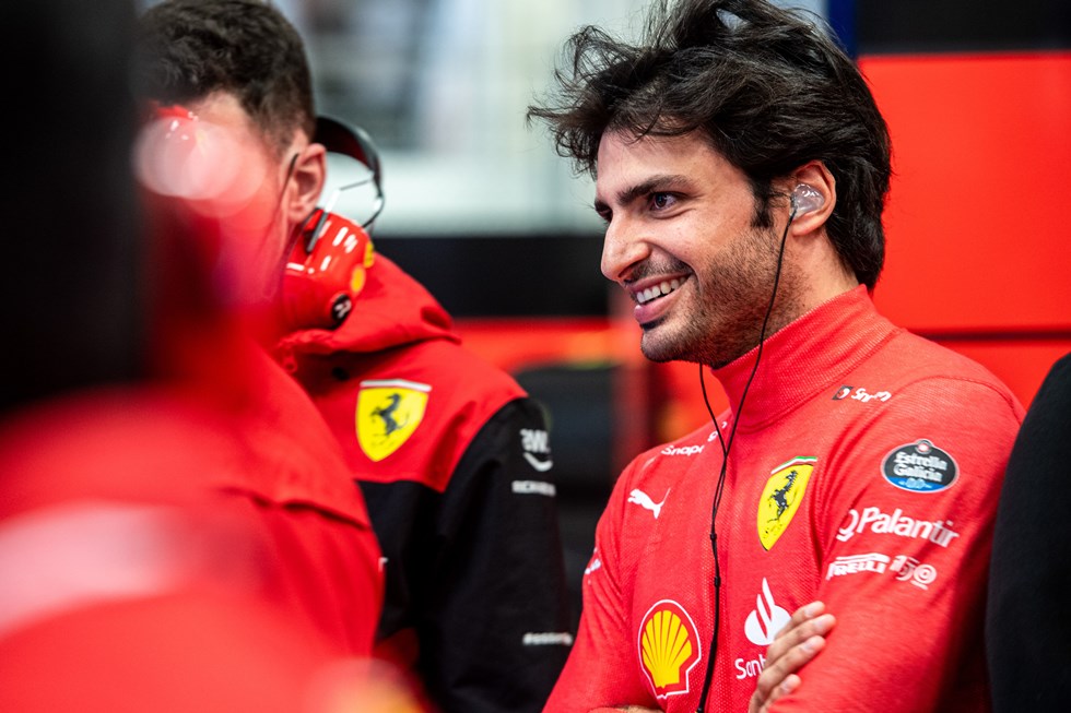 VIDEO: Carlos Sainz completó con éxito la prueba de Ferrari en Fiorano