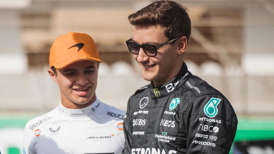 Lando Norris: “Russell se volvió más serio desde que fichó por Mercedes”