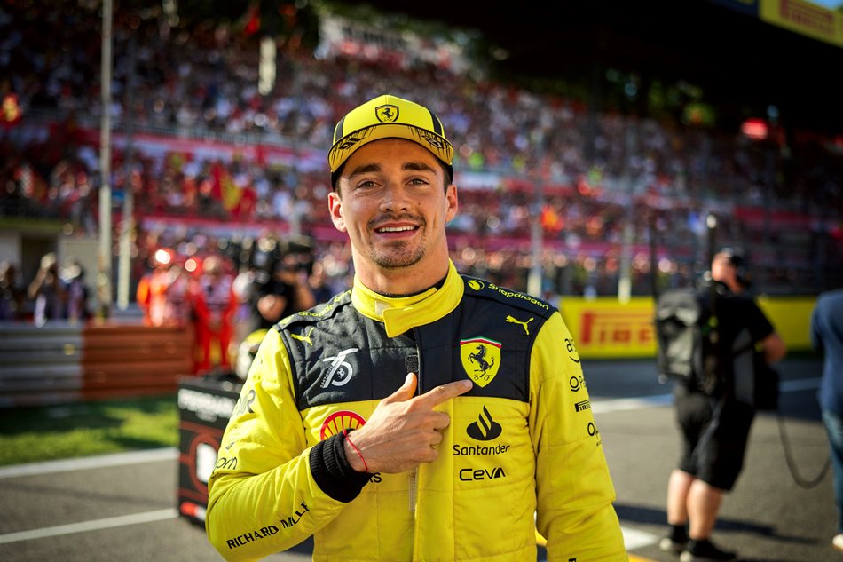 Charles Leclerc logra la Pole Position en Monza: “Espero hacerlo como en 2019”