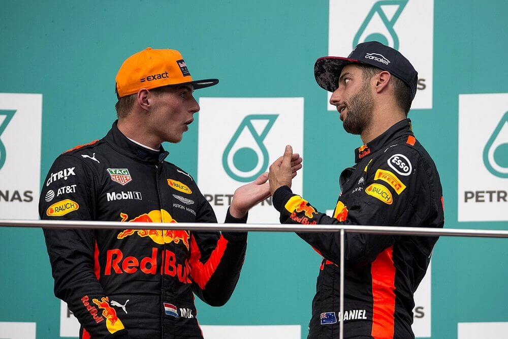 Verstappen aceptaría nuevamente a Ricciardo como compañero en Red Bull: “Nunca quise que se fuera”