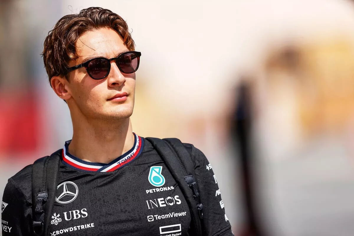 George Russell admite que el nuevo Mercedes W15 tiene problemas de ‘rebote’