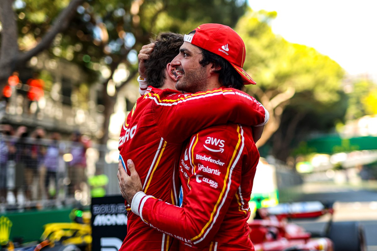 ¡Alegría en Ferrari! Sainz satisfecho con el desempeño en Mónaco: “Nos estamos haciendo más fuertes”